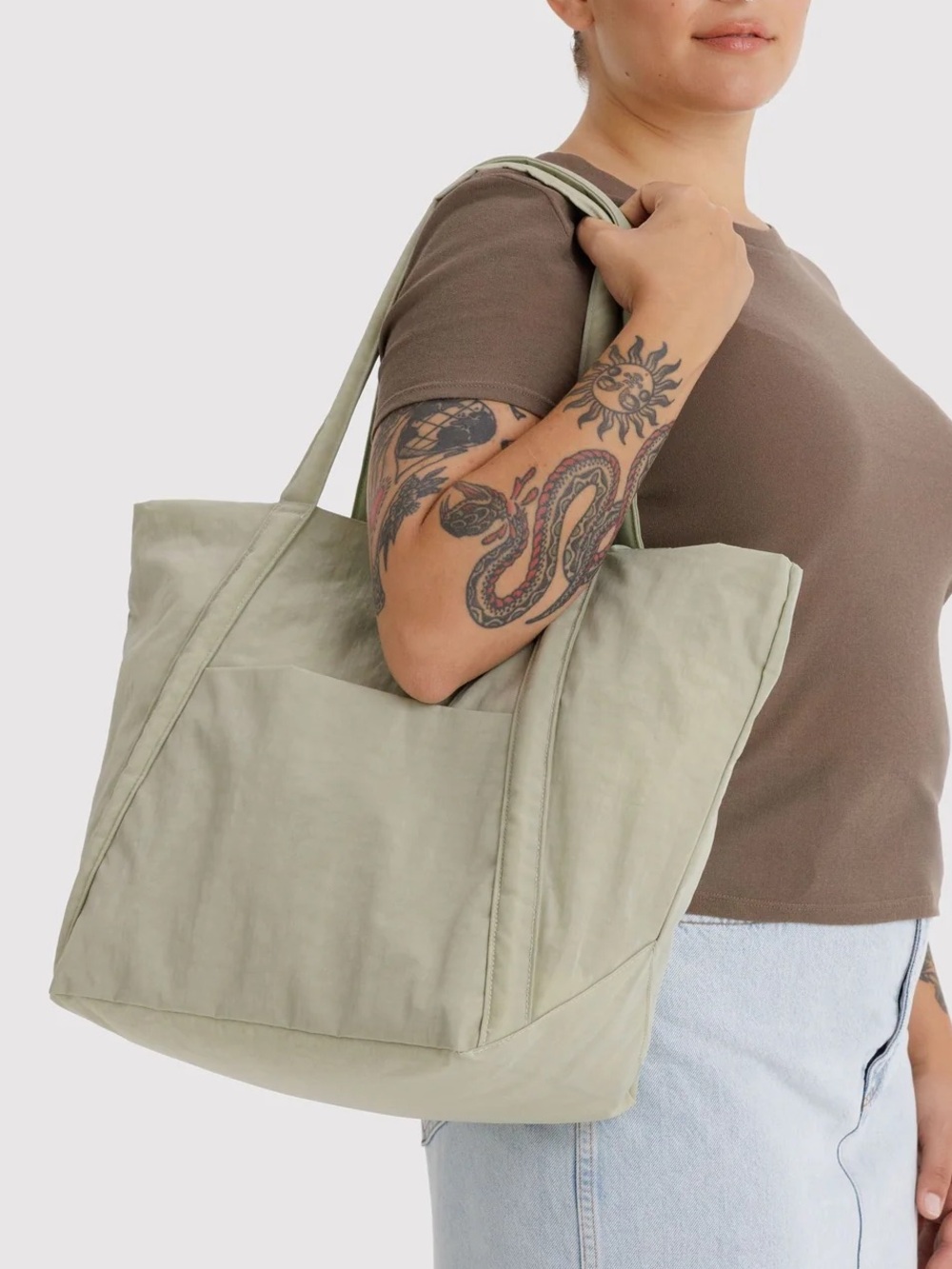New! BAGGU cloud bag in “CELADON” flawless, new with tags NWT